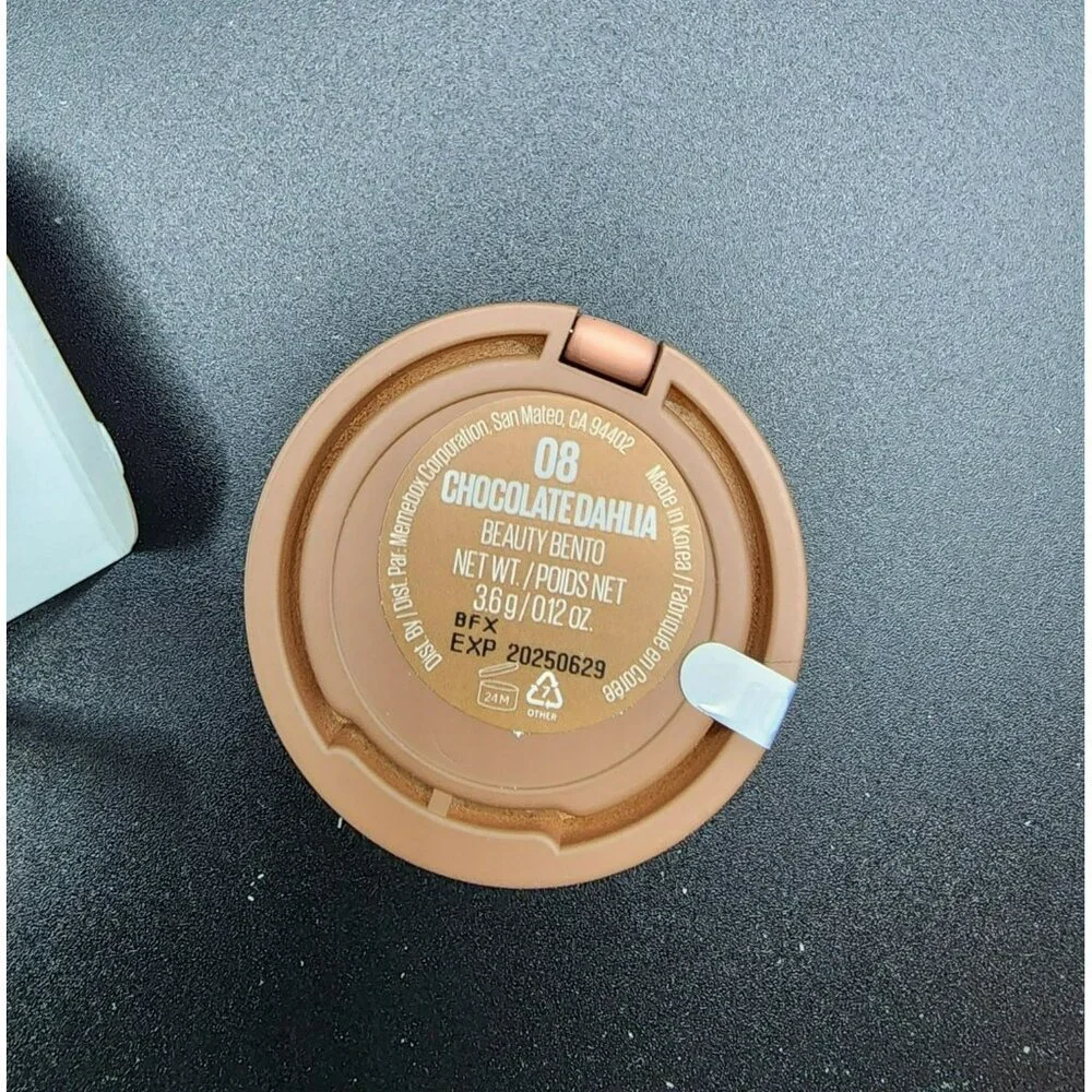 Kaja Beauty Bento Bouncy Matte & Shimmer Eyeshadow Trio Chocolate Dahlia